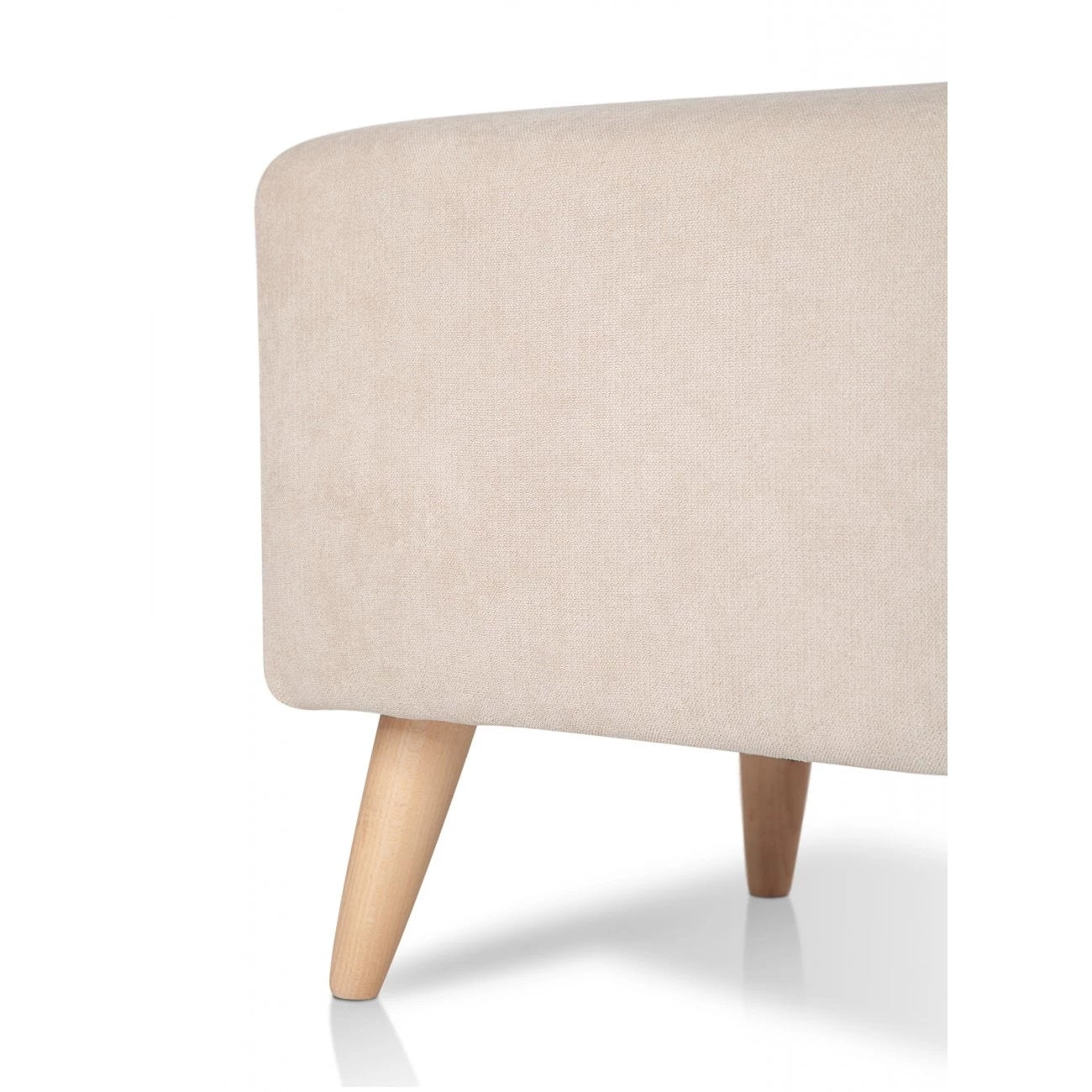 Banco Otomano Liso 100x40 - Beige - Banzay
