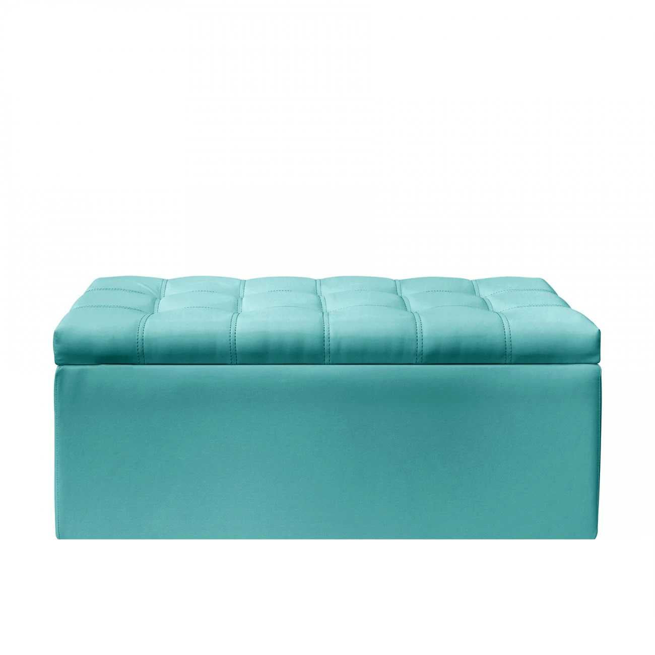 Baúl Organizador 90x40x40cm Sintético - Turquesa - Banzay