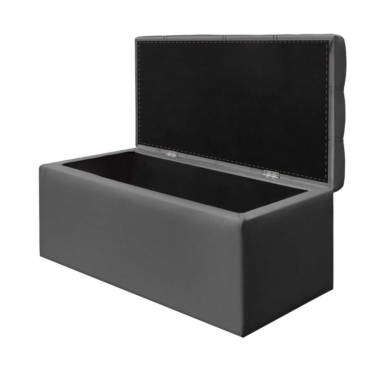 Baúl Organizador 90x40x40cm Sintético - Gris - Banzay