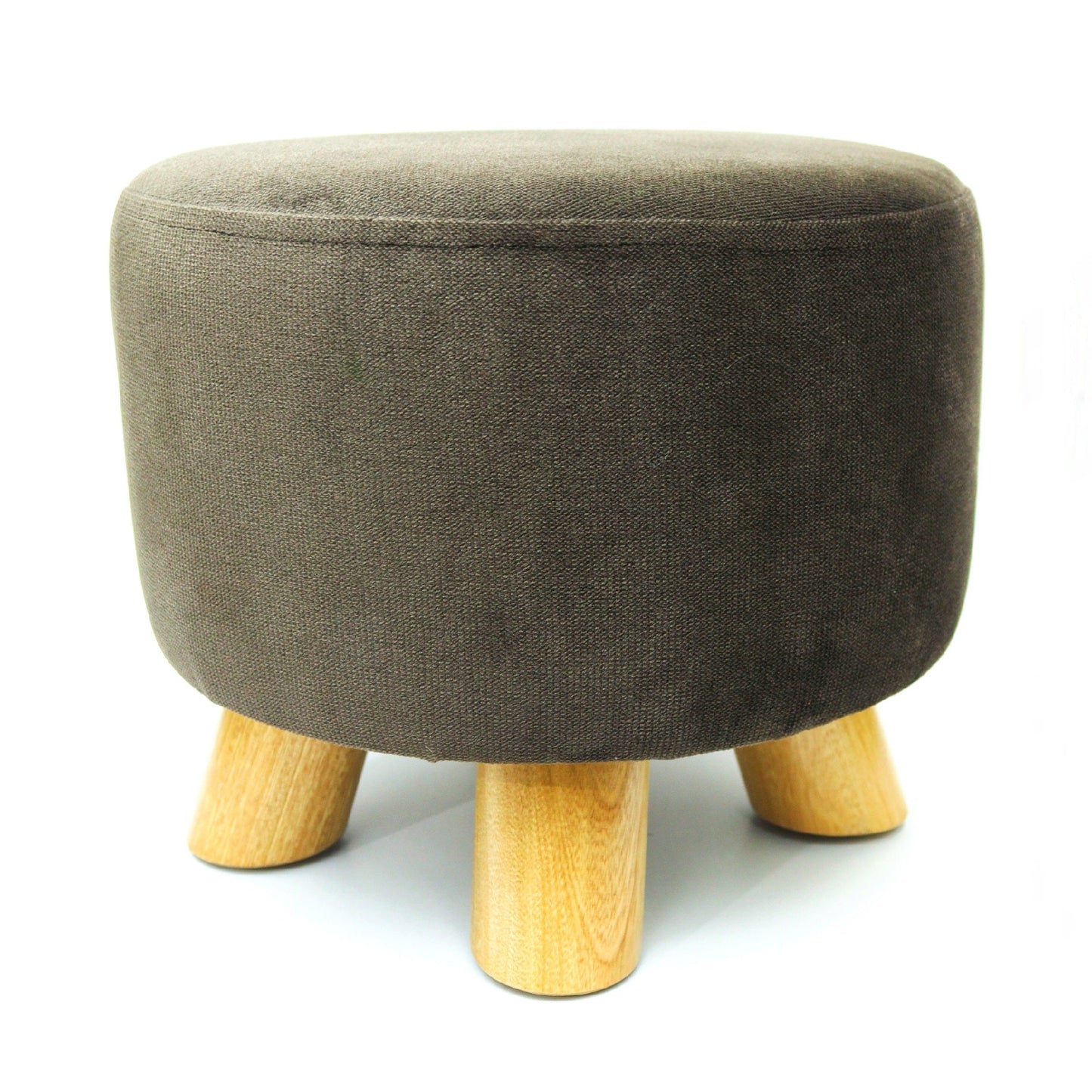 Puff Auxiliar Taburete Reposapies Redondo - Cafe