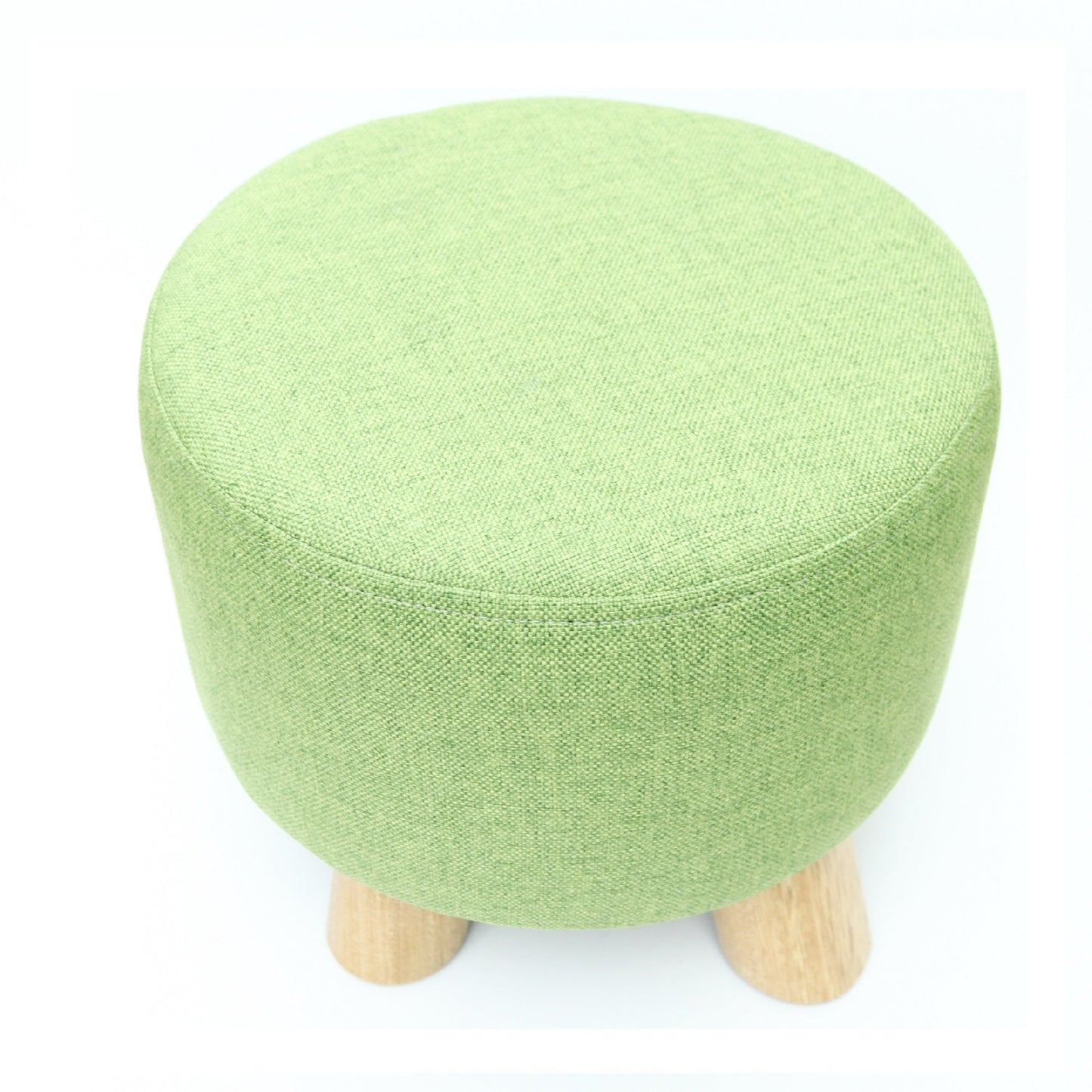 Puff Auxiliar Taburete Reposapies Redondo - Verde Pistacho