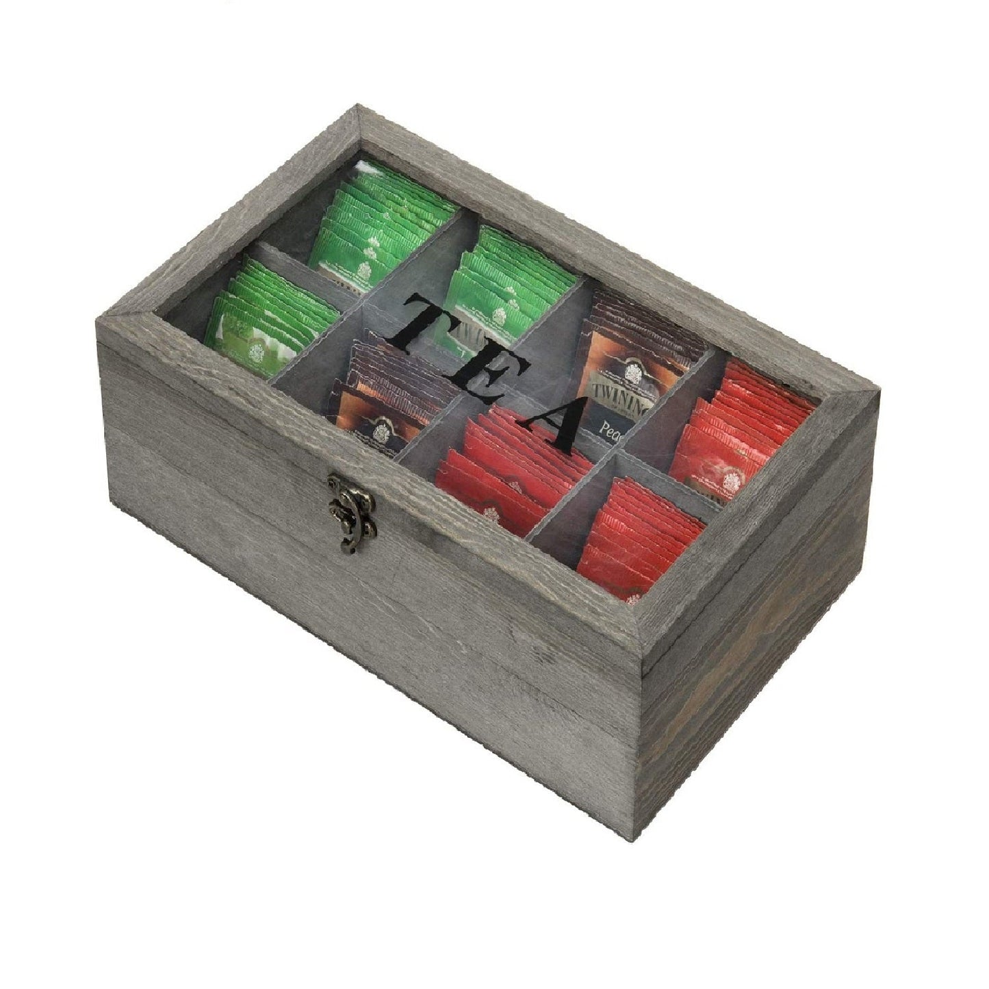 Caja para Té en Madera Vintage