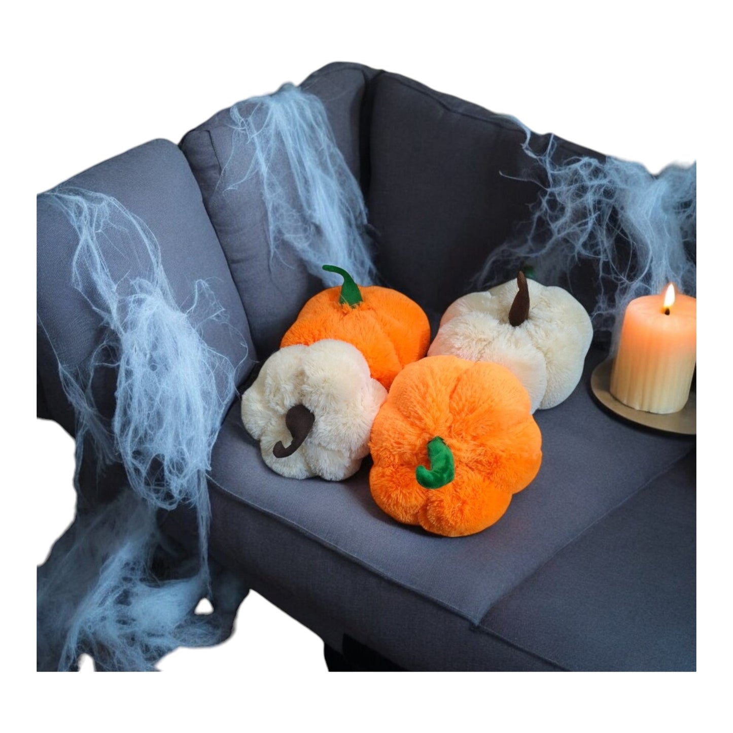 Cojines Calabazas Halloween Kit X2