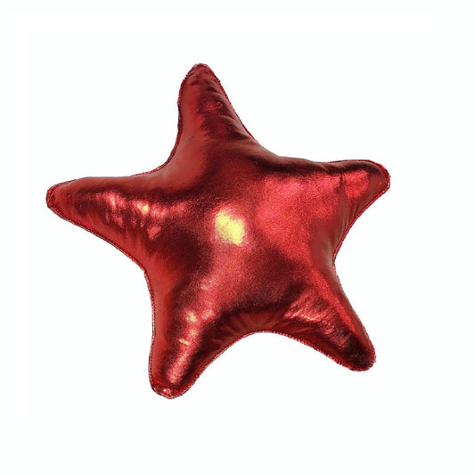 Cojín Navideño Estrella - Rojo