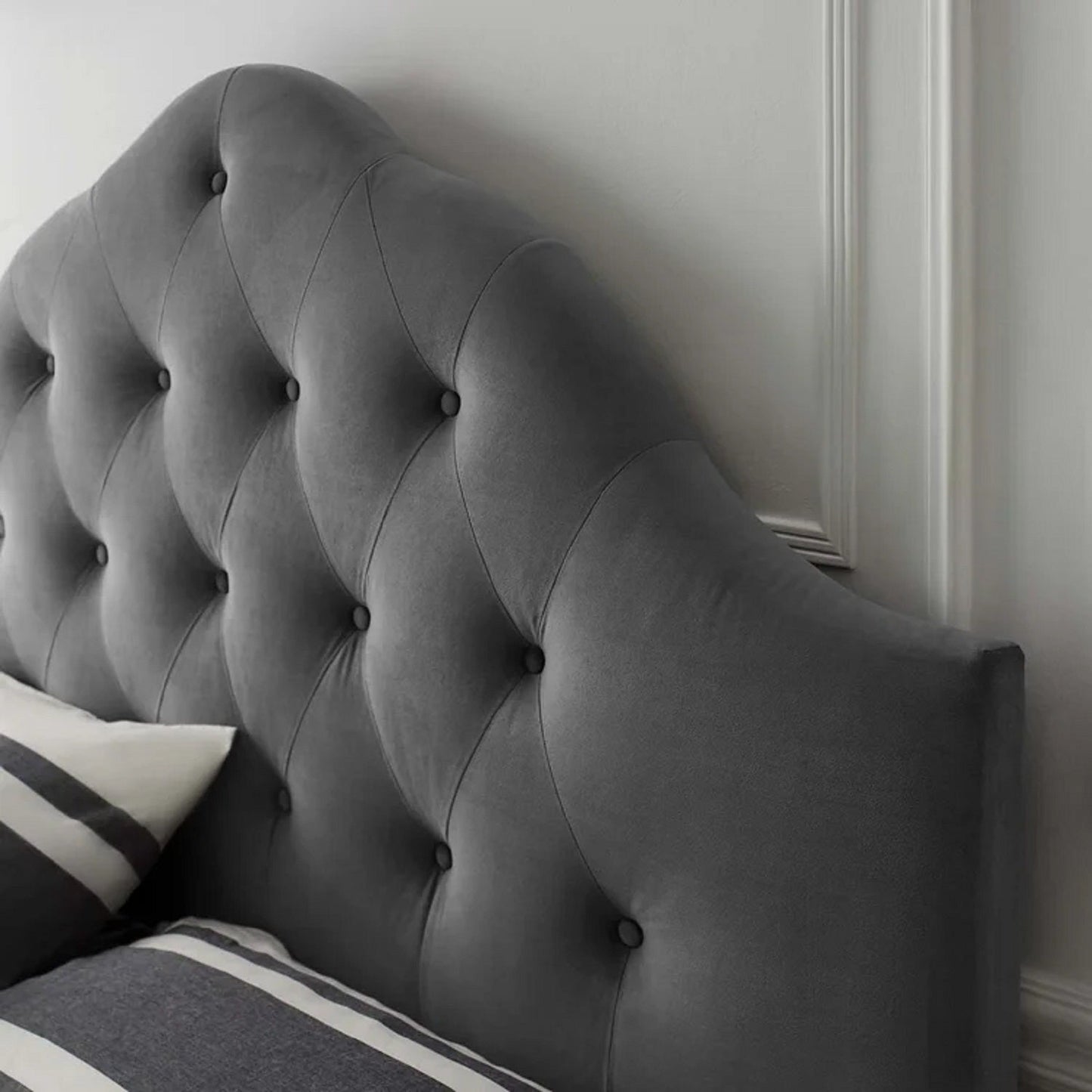 Cabecero Base Cama Mónaco - Gris