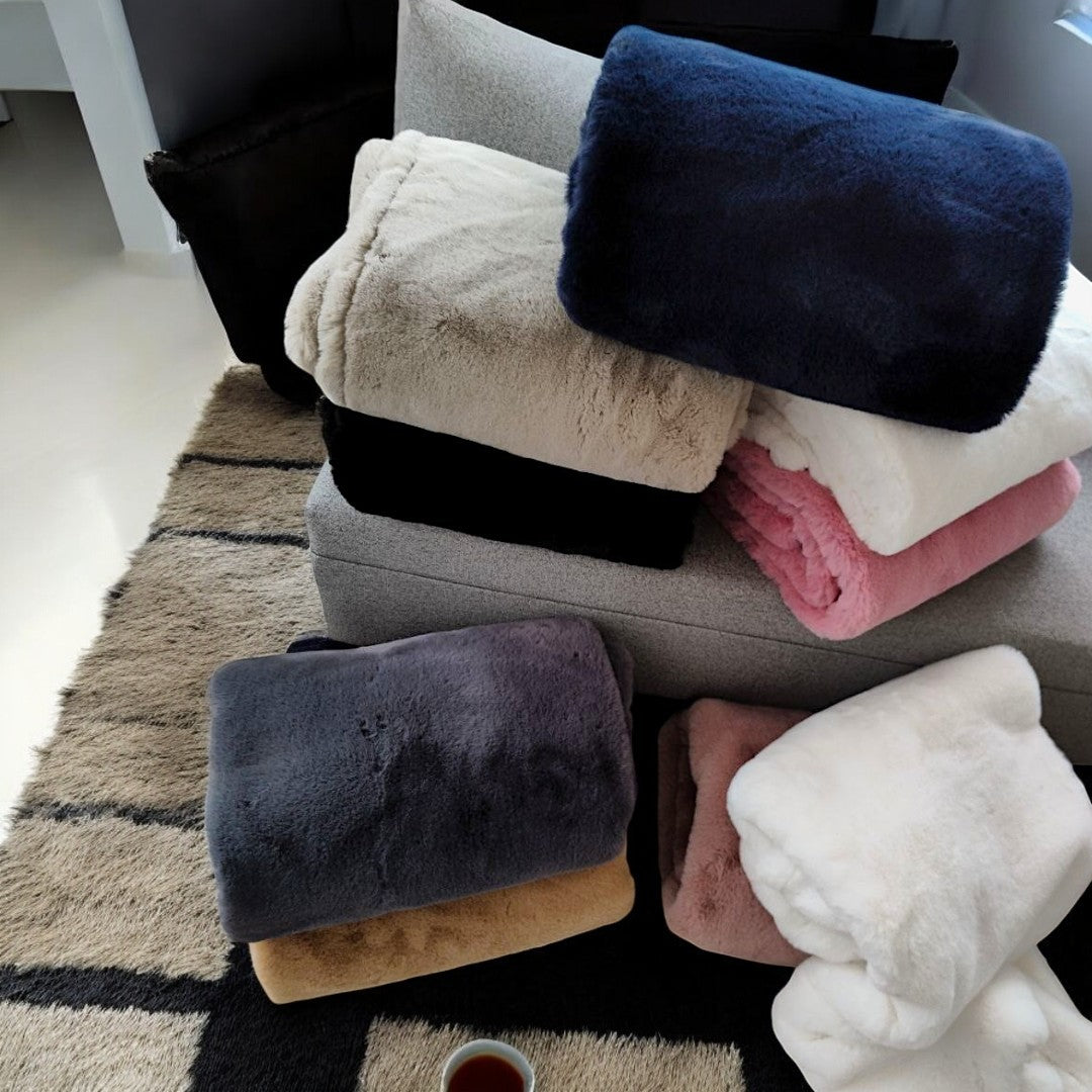 MANTA NÓRDICA BLANCA