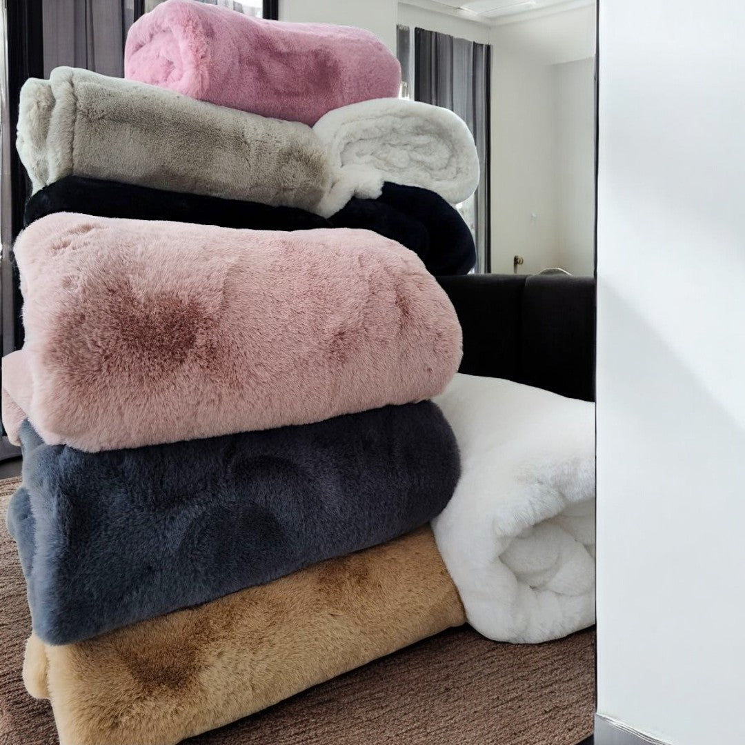 MANTA NÓRDICA CREMA MATIZADO