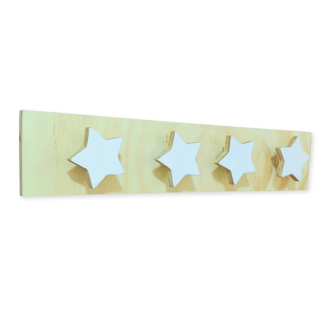 Perchero Infantil Estrella - Blanco