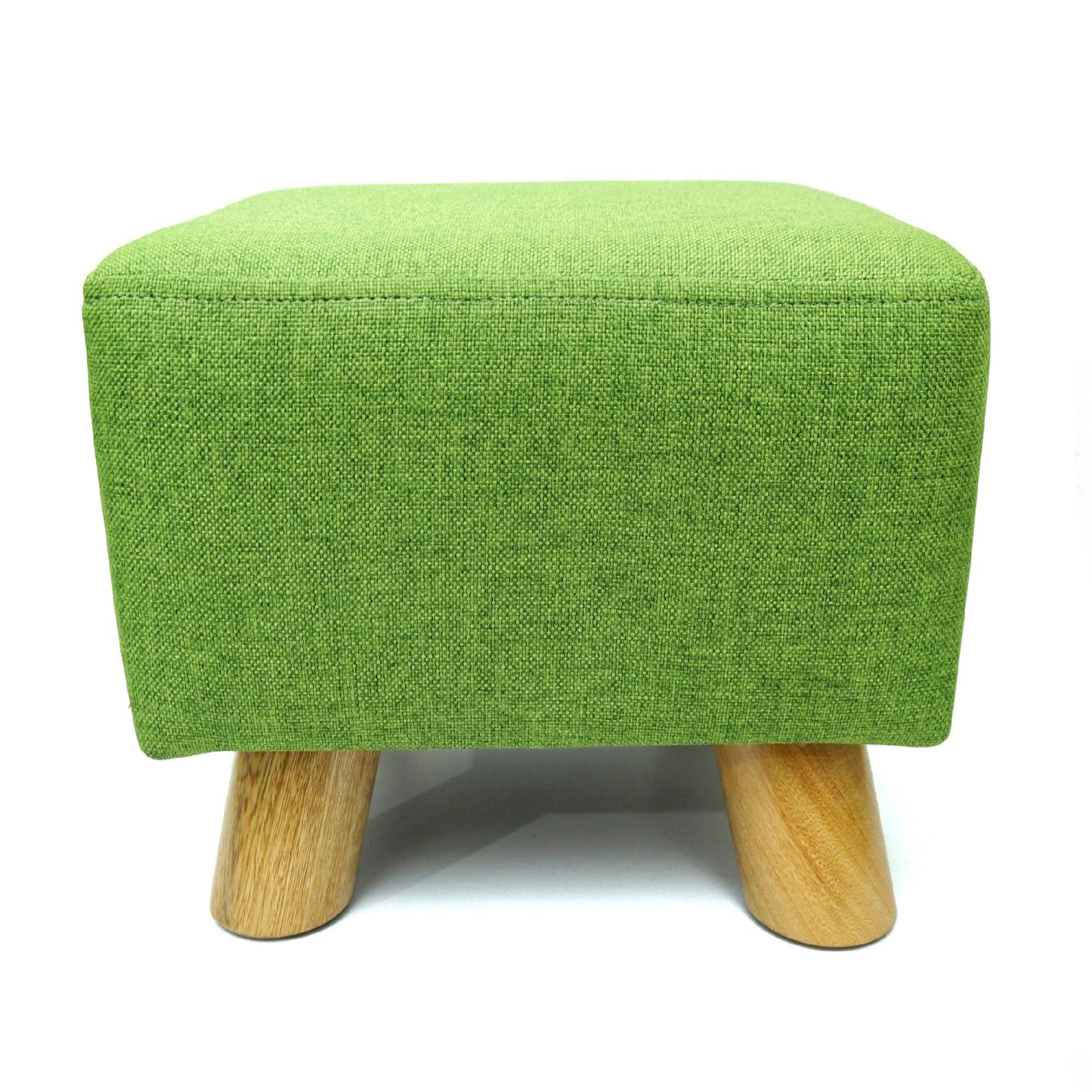 Puff Auxiliar Taburete Reposapies Cuadrado - Verde Pistacho