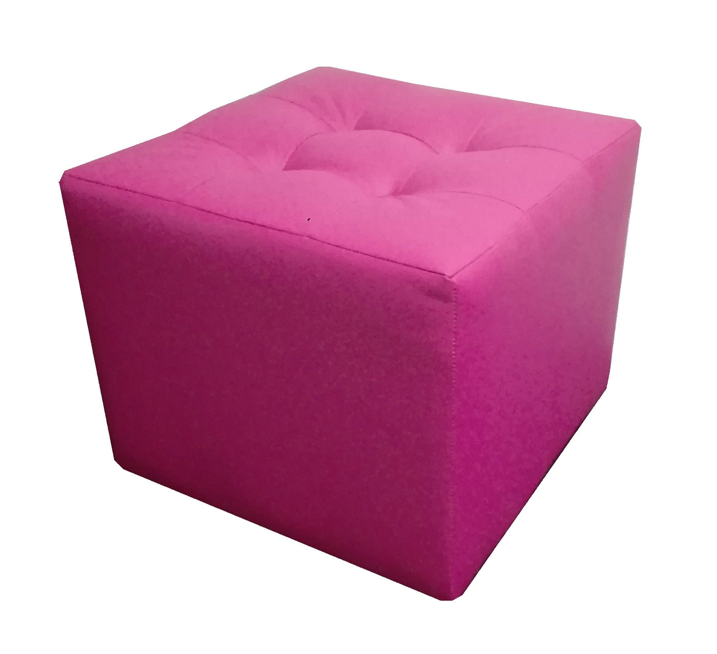 Puff Individual Sala y Auxiliar - Fucsia