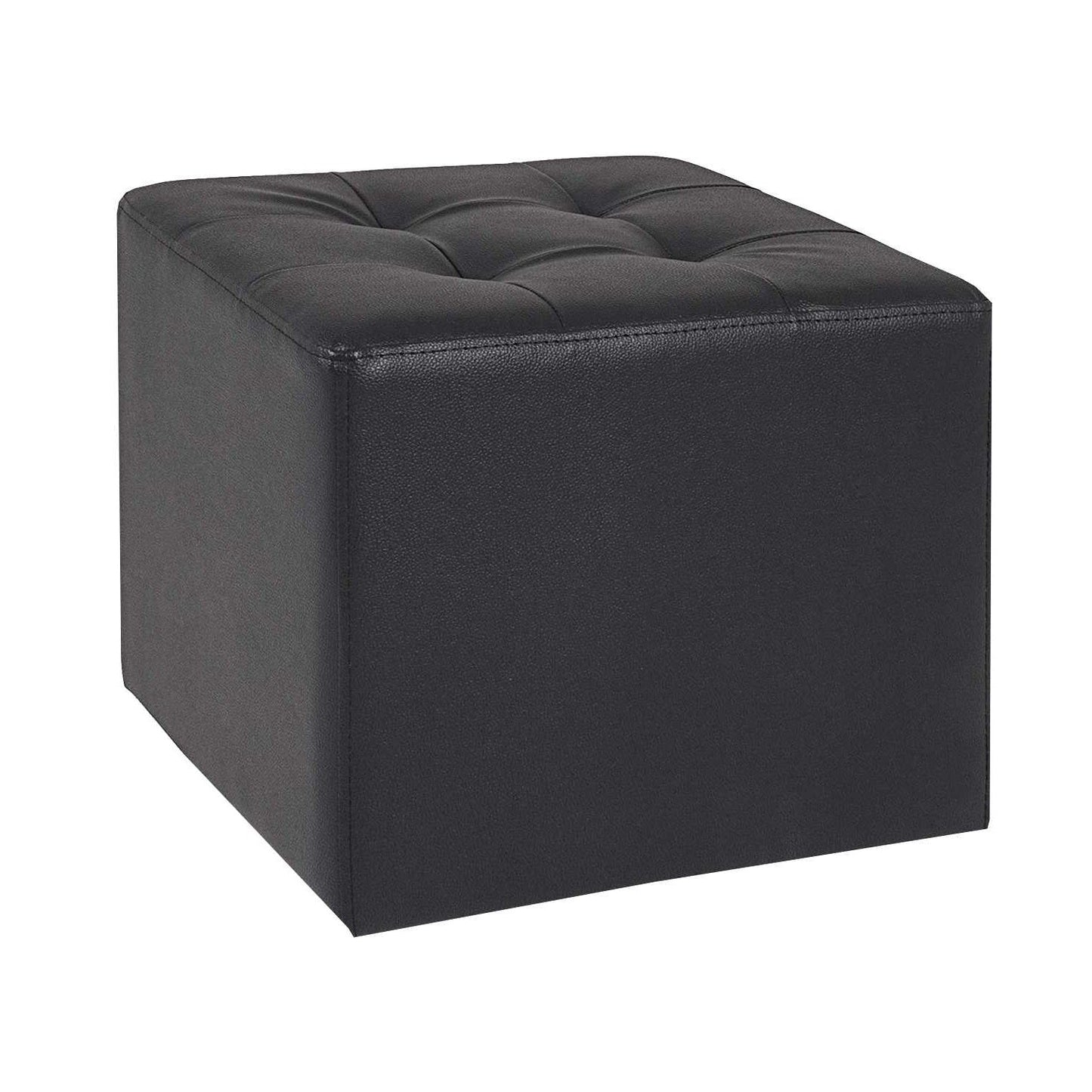 Puff Individual Sala y Auxiliar - Negro - Banzay