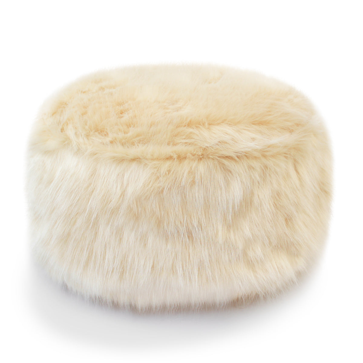 Cojín para Yoga y Meditación en Peluche - Crema - Banzay