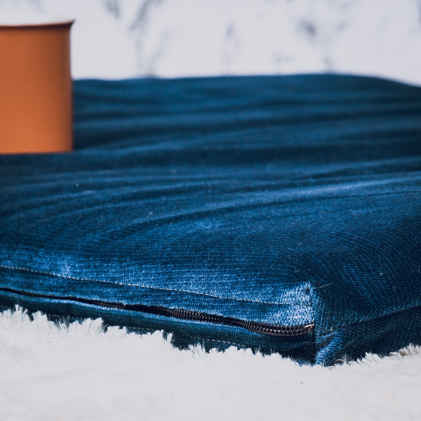 Colchoneta para Yoga Zafuton - Azul