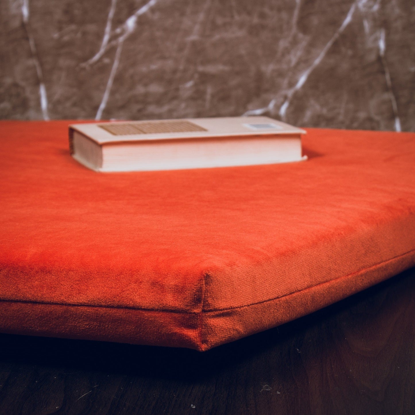 Colchoneta para Yoga Zafuton - Naranja - Banzay