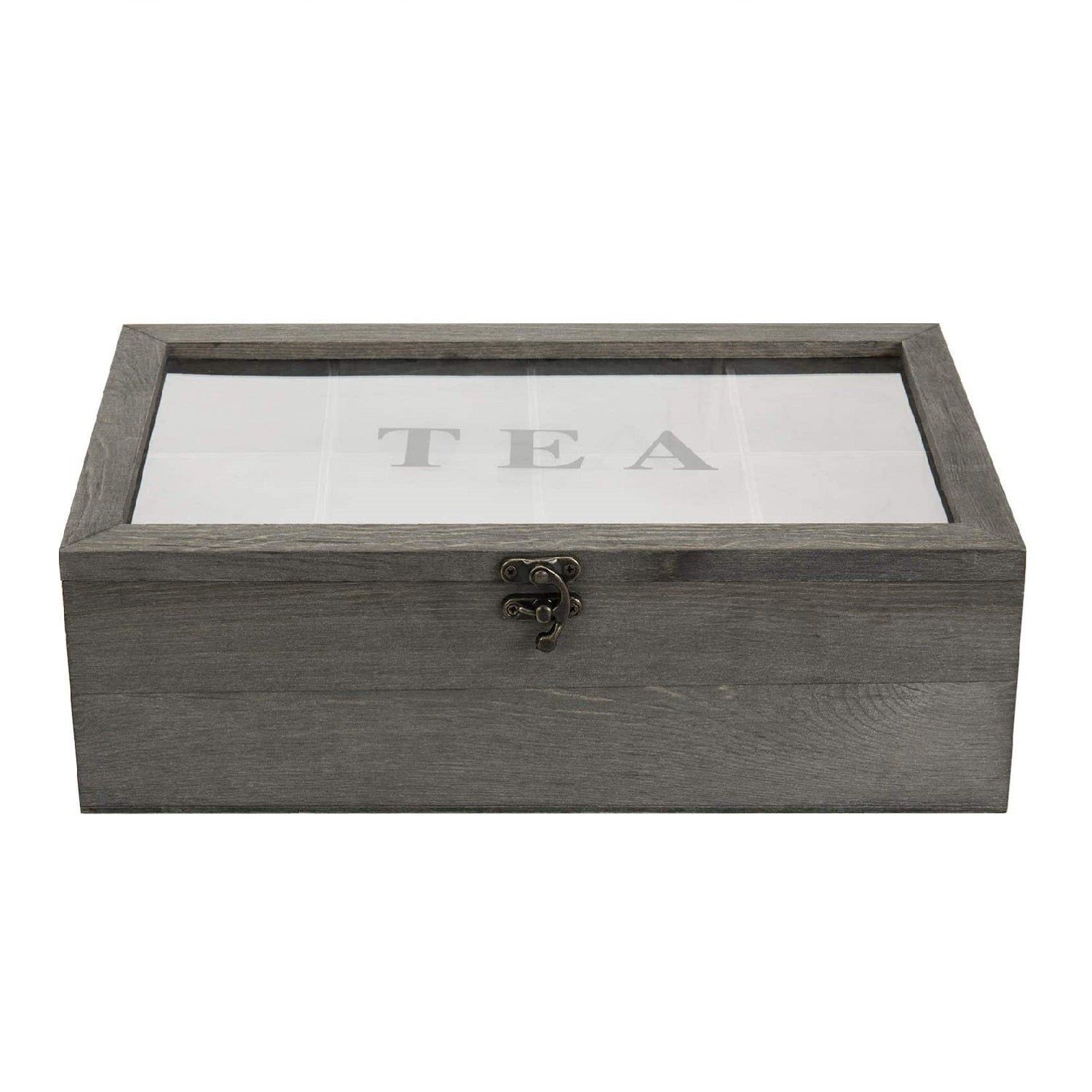Caja vintage para almacenar bolsas de te, cocinas y decoracion