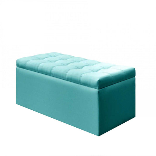 Baúl Organizador 90x40x40cm Sintético - Turquesa - Banzay