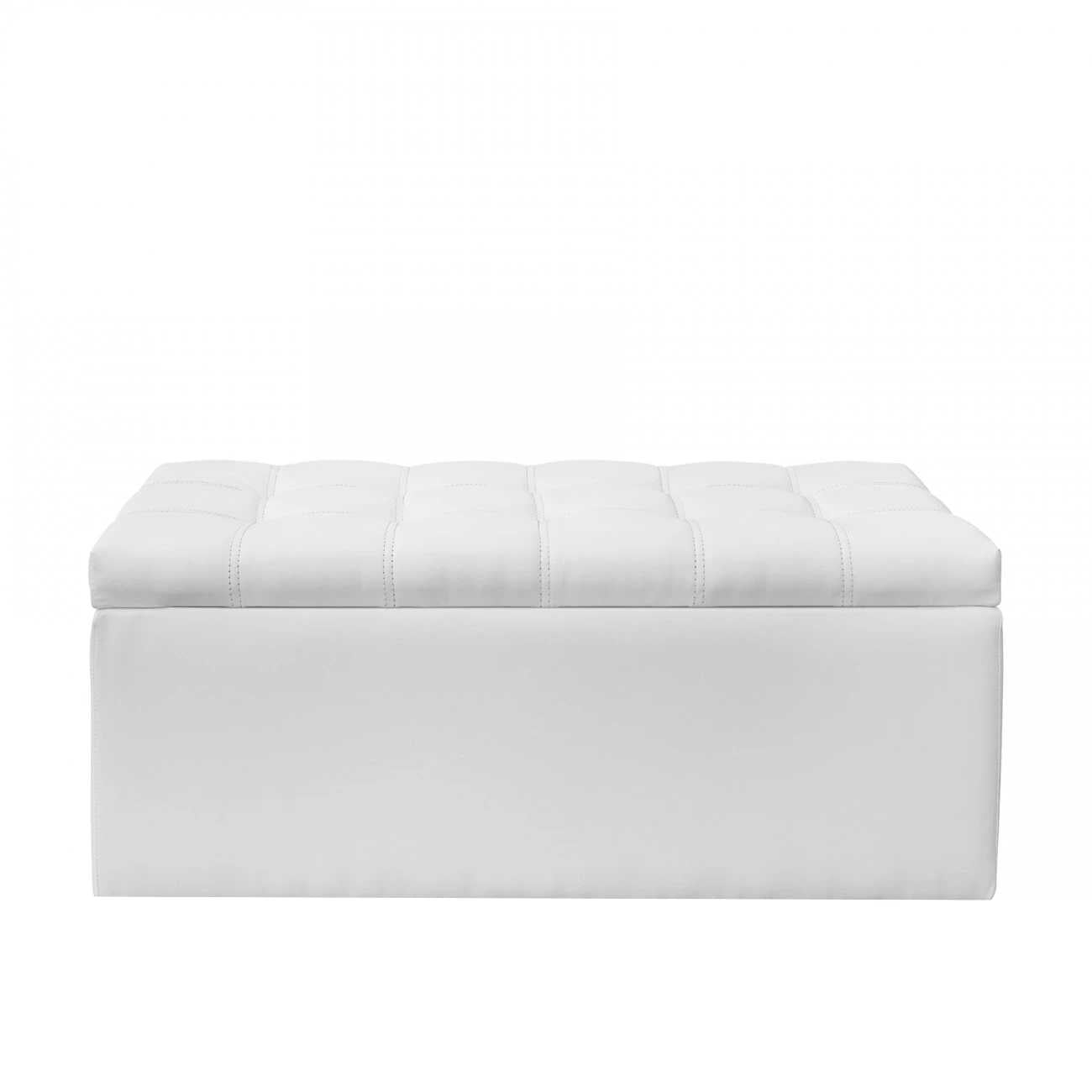 Baúl Organizador 90x40x40cm Sintético - Blanco - Banzay