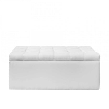 Baúl Organizador 90x40x40cm Sintético - Blanco - Banzay
