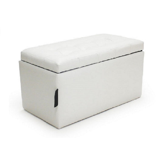 Baúl Organizador 75x40x40 Sintético - Blanco - Banzay