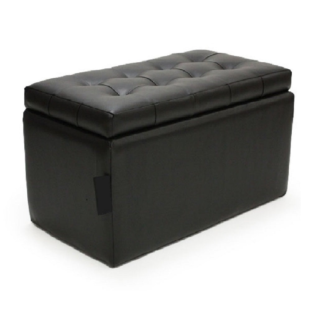 Baúl Organizador 75x40x40 Sintético - Negro - Banzay