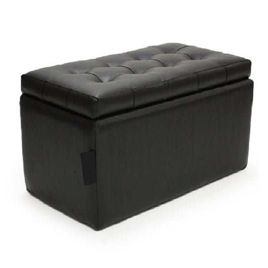 Baúl Organizador 75x40x40 Sintético - Negro - Banzay