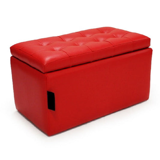 Baúl Organizador 75x40x40 Sintético - Rojo