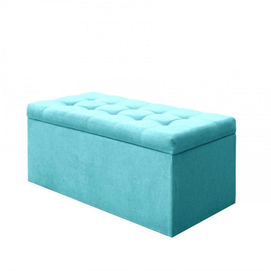 Baúl Organizador Tela 90x40x40cm - Turquesa - Banzay