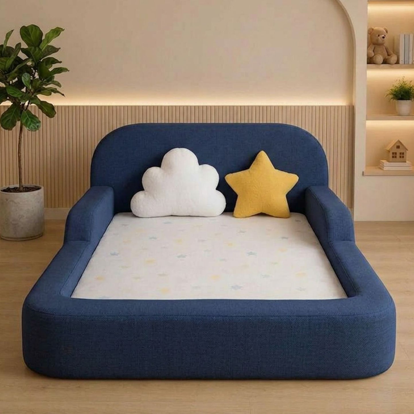 Cama Montessori - Azul Rey