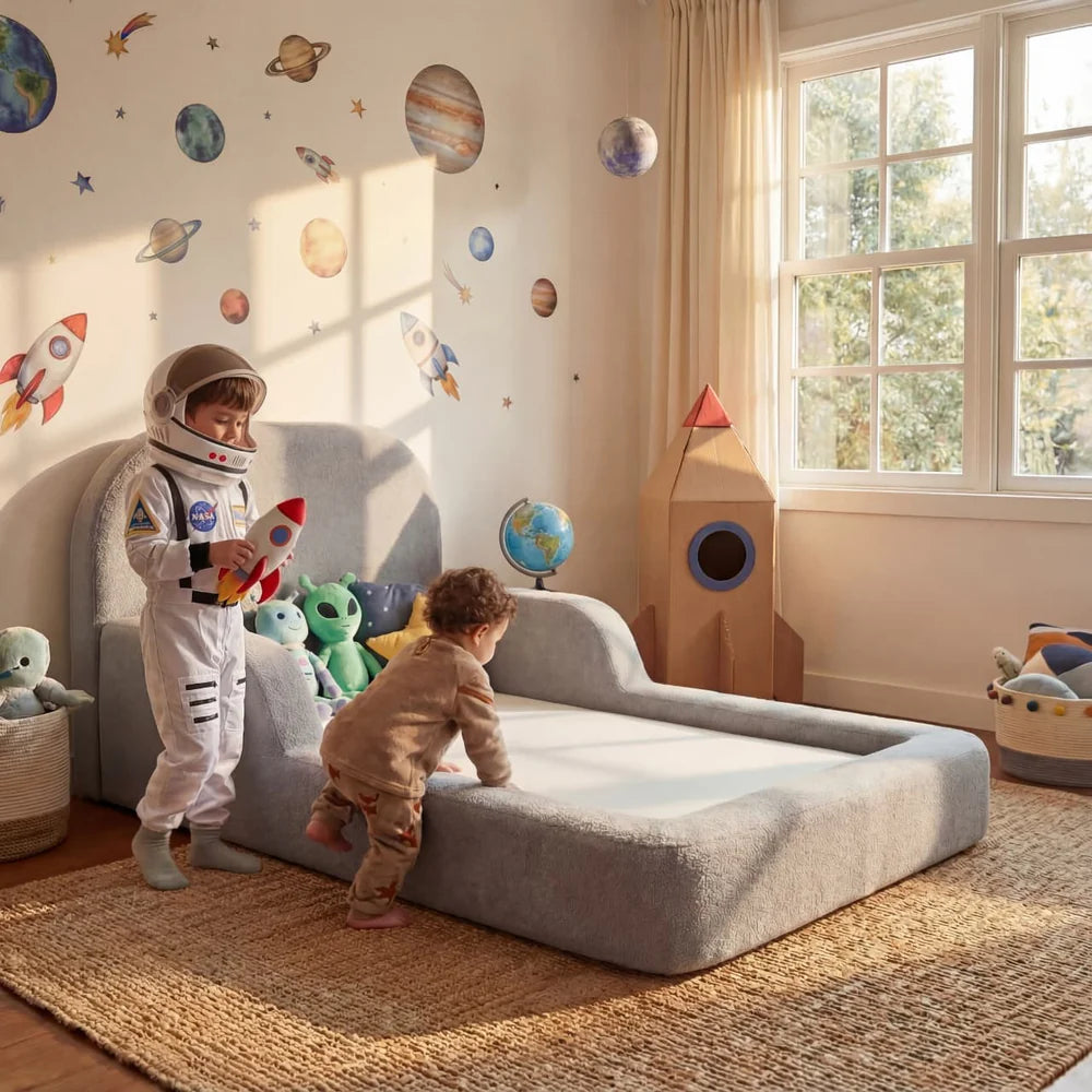 Cama Montessori - Gris Plata - Banzay