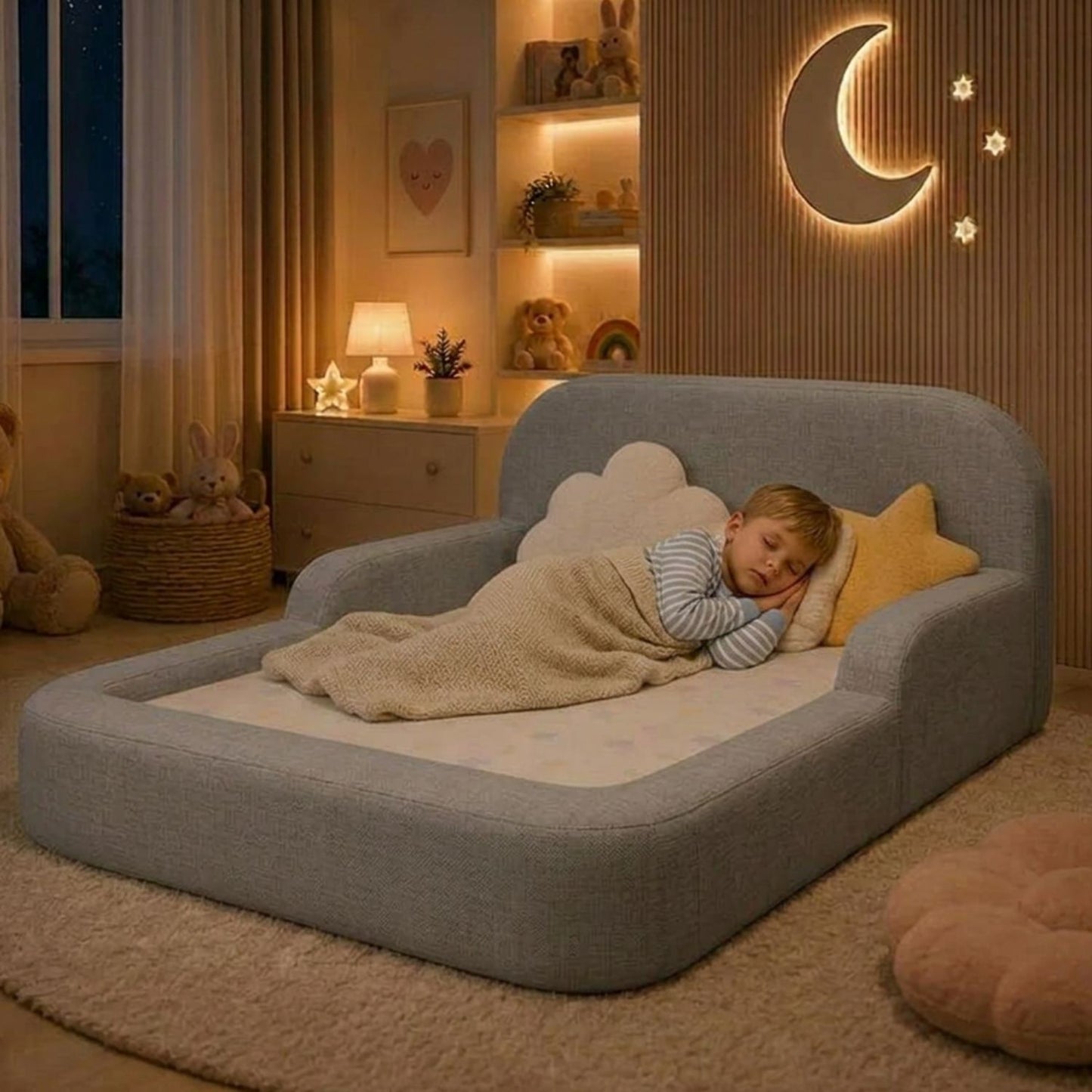 Cama Montessori - Gris