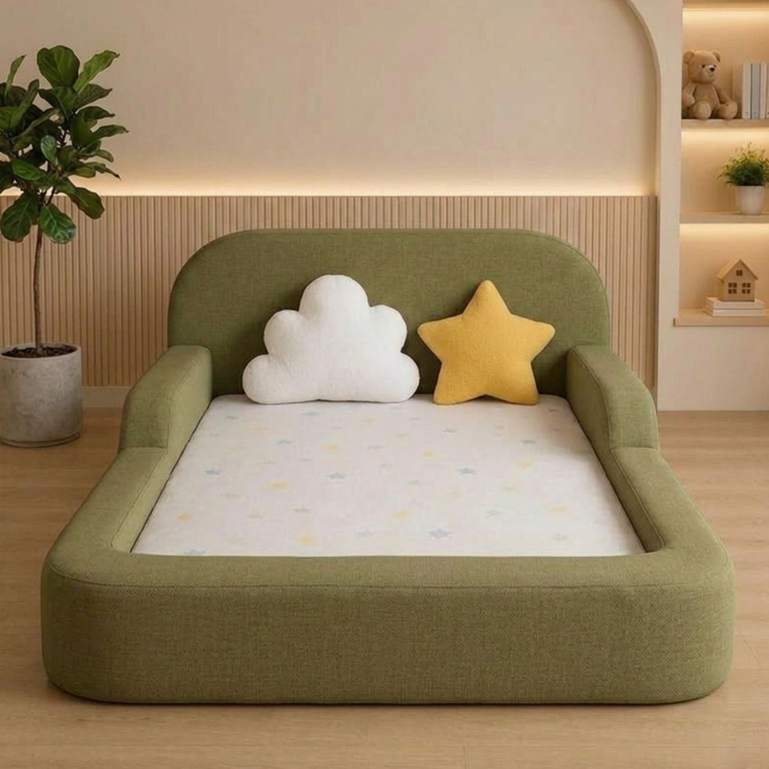 Cama Montessori - Verde Oliva - Banzay