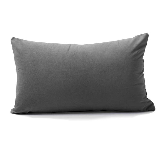 Almohada en Tela Con Funda y Relleno - Gris Oscuro