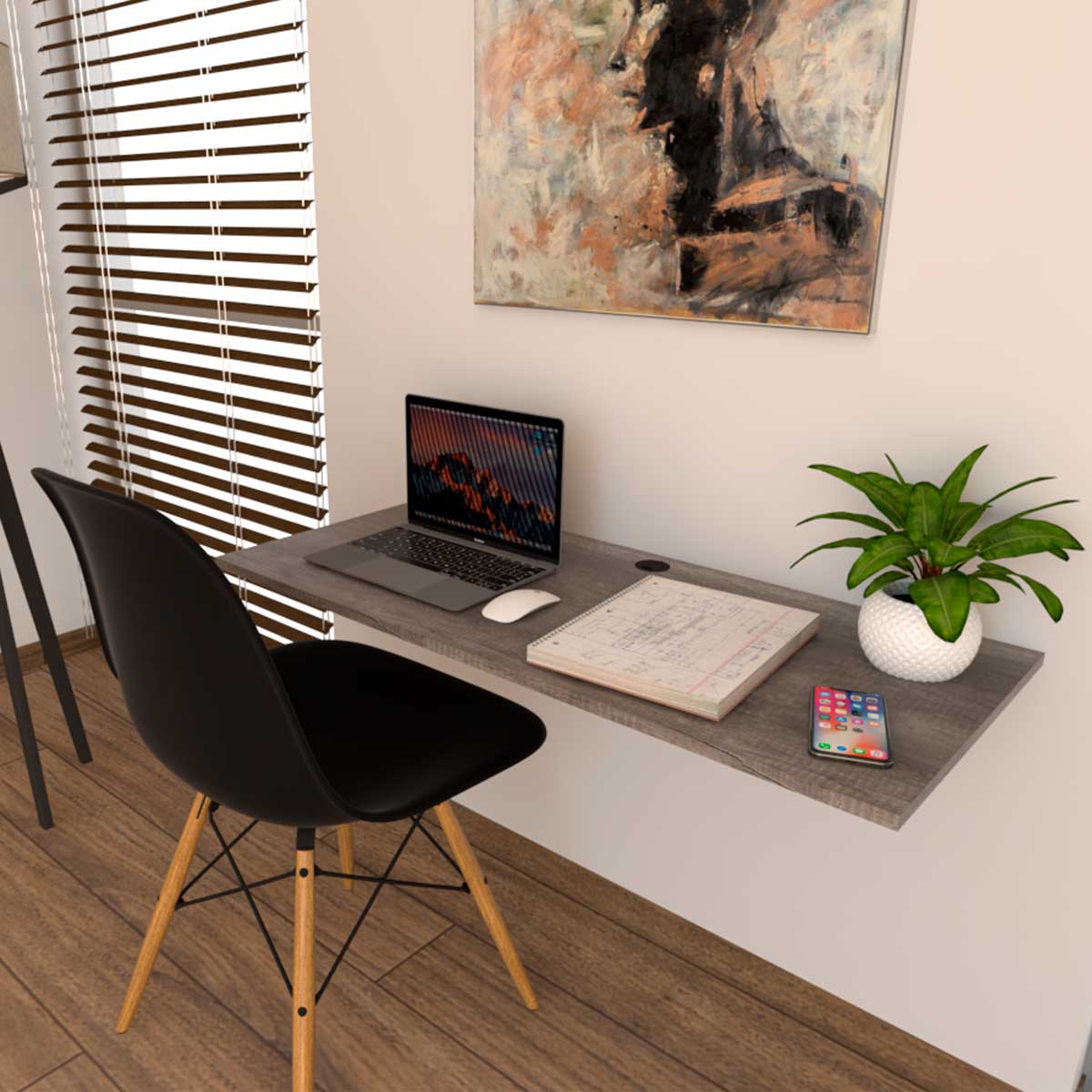 Escritorio Plegable Humo