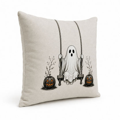 Funda Halloween Fantasma en Columpio