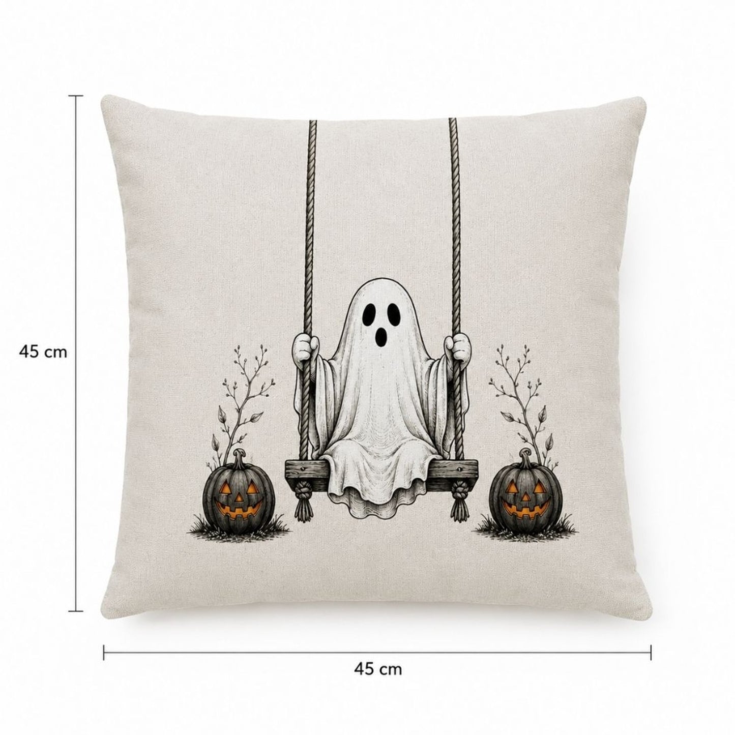 Funda Halloween Fantasma en Columpio