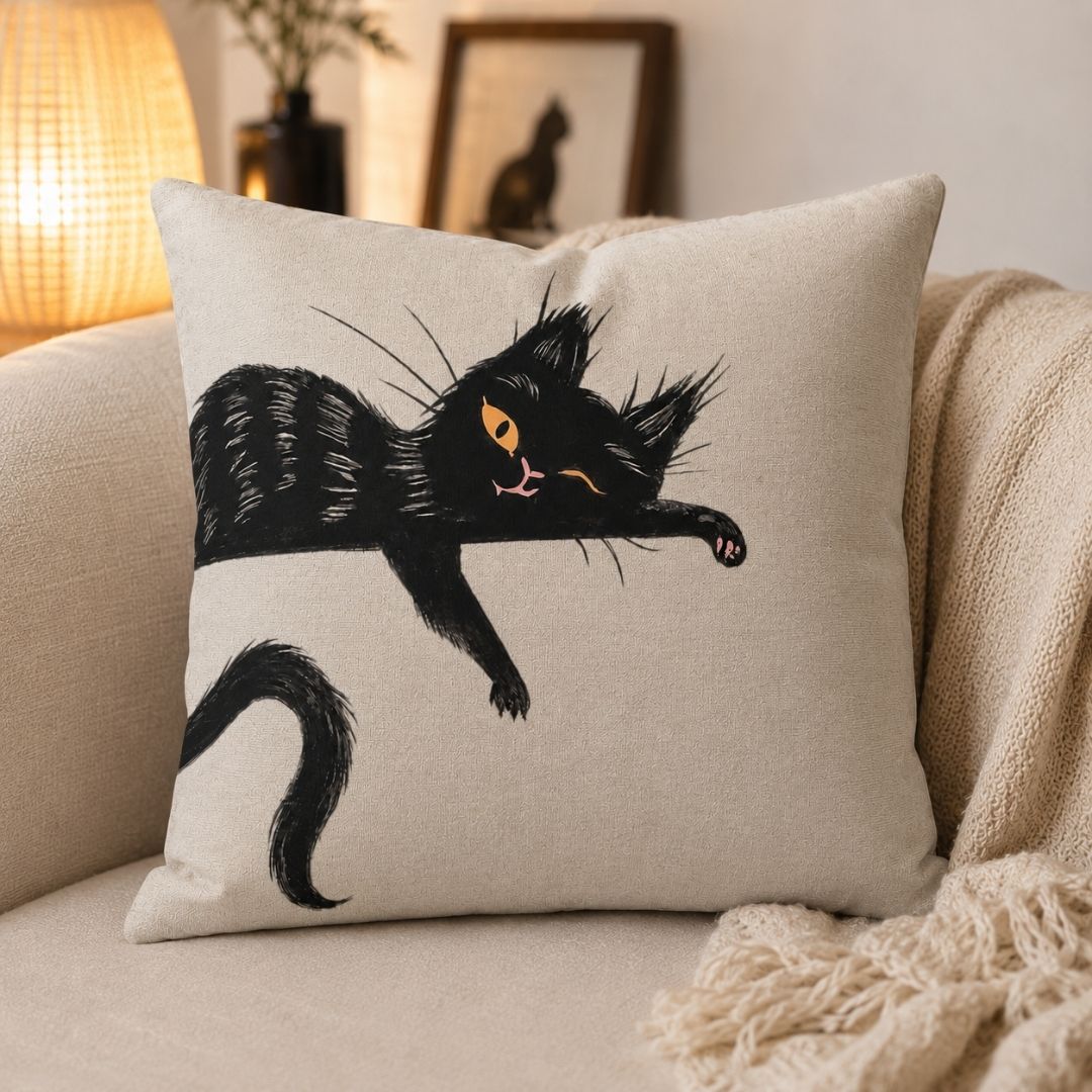 Funda Halloween Gato Dormido