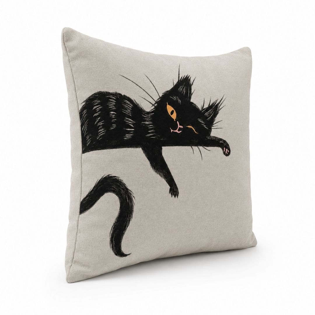 Funda Halloween Gato Dormido