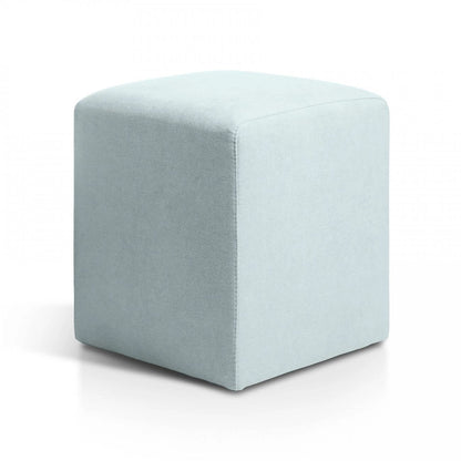 Puff 37x37 Cuadrado Tela Menta