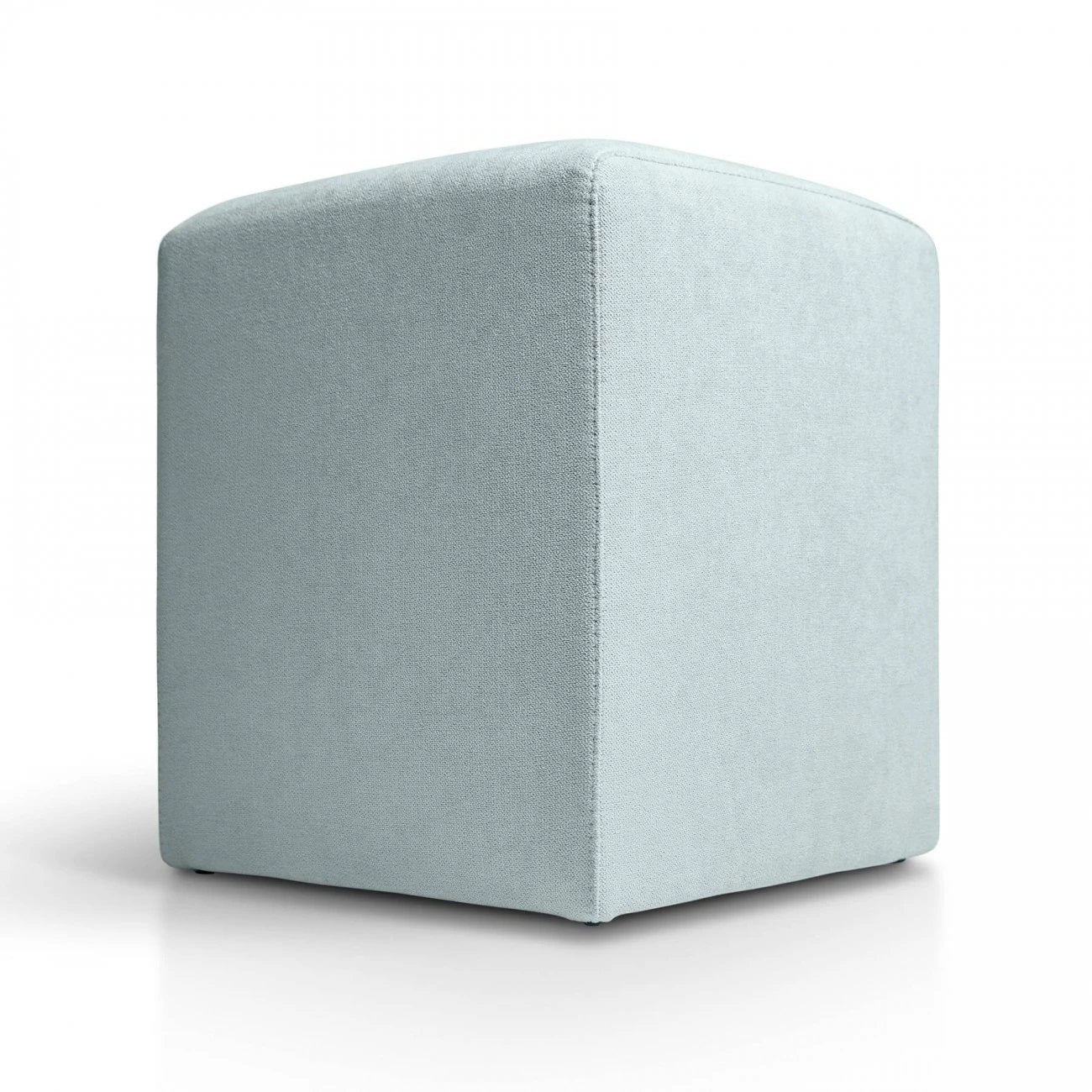 Puff 37x37 Cuadrado Tela Menta