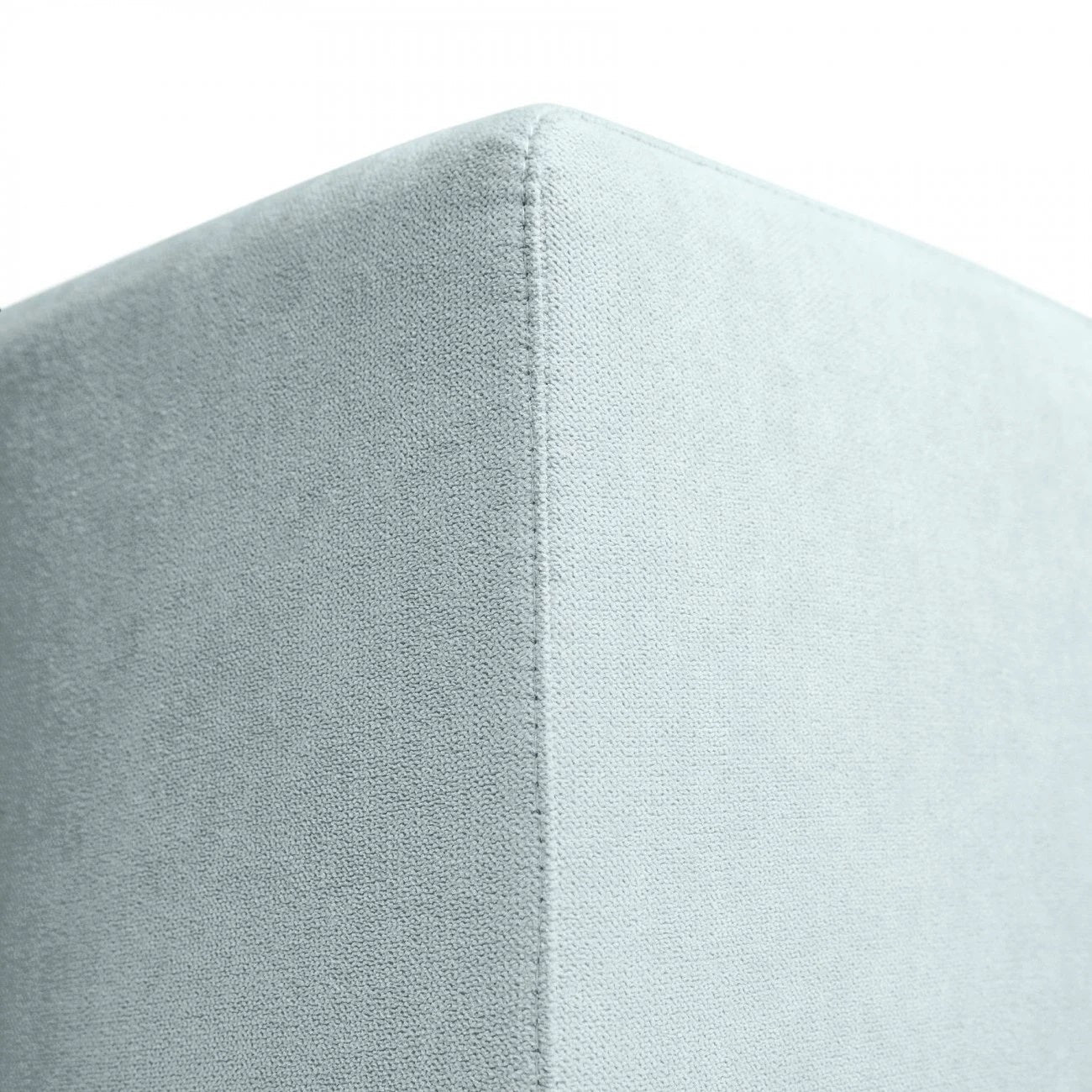 Puff 37x37 Cuadrado Tela Menta