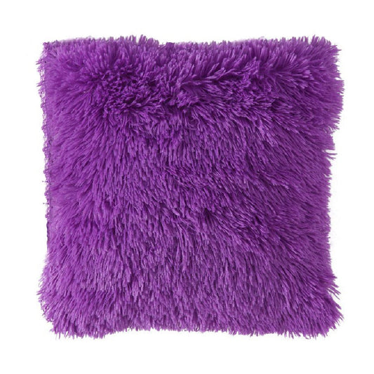 Funda Para Cojín Peludo - Morado