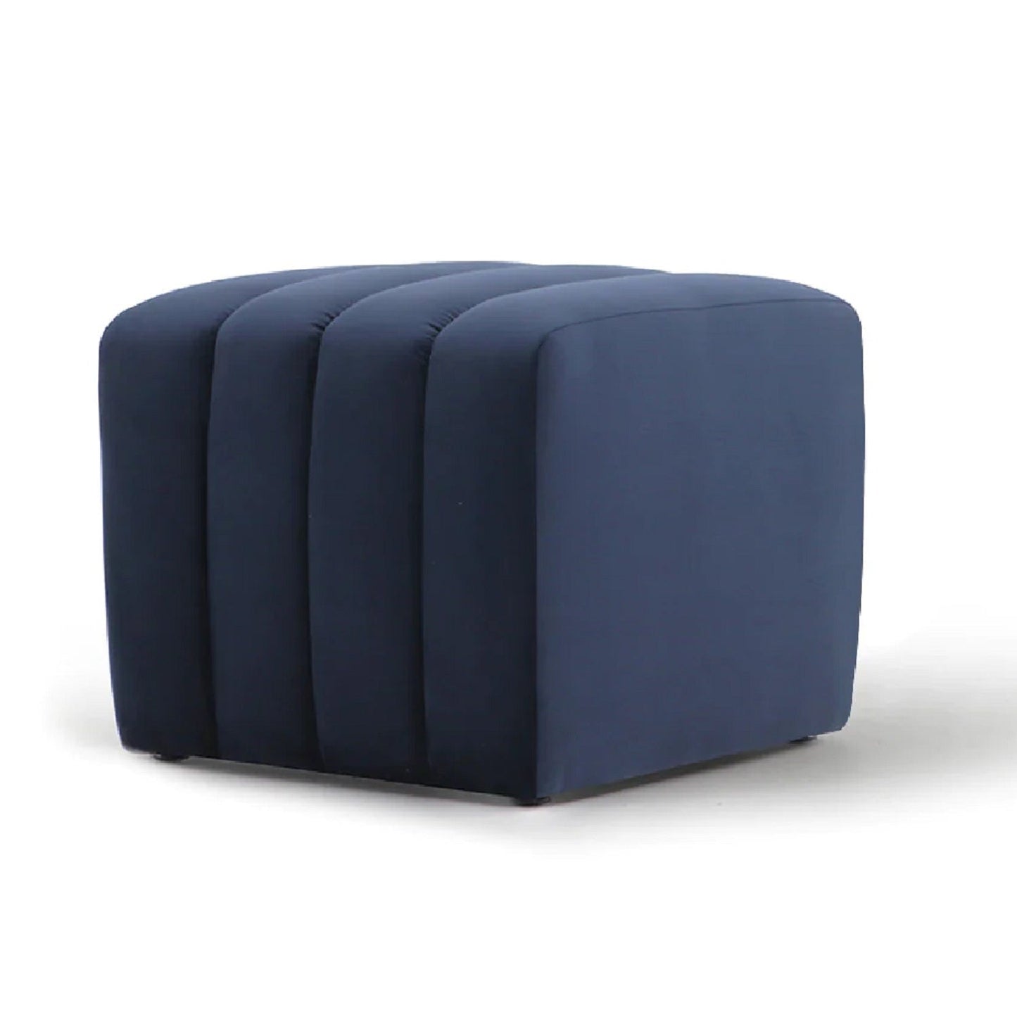 Puff Sala y Auxiliar Boston - Azul Oscuro