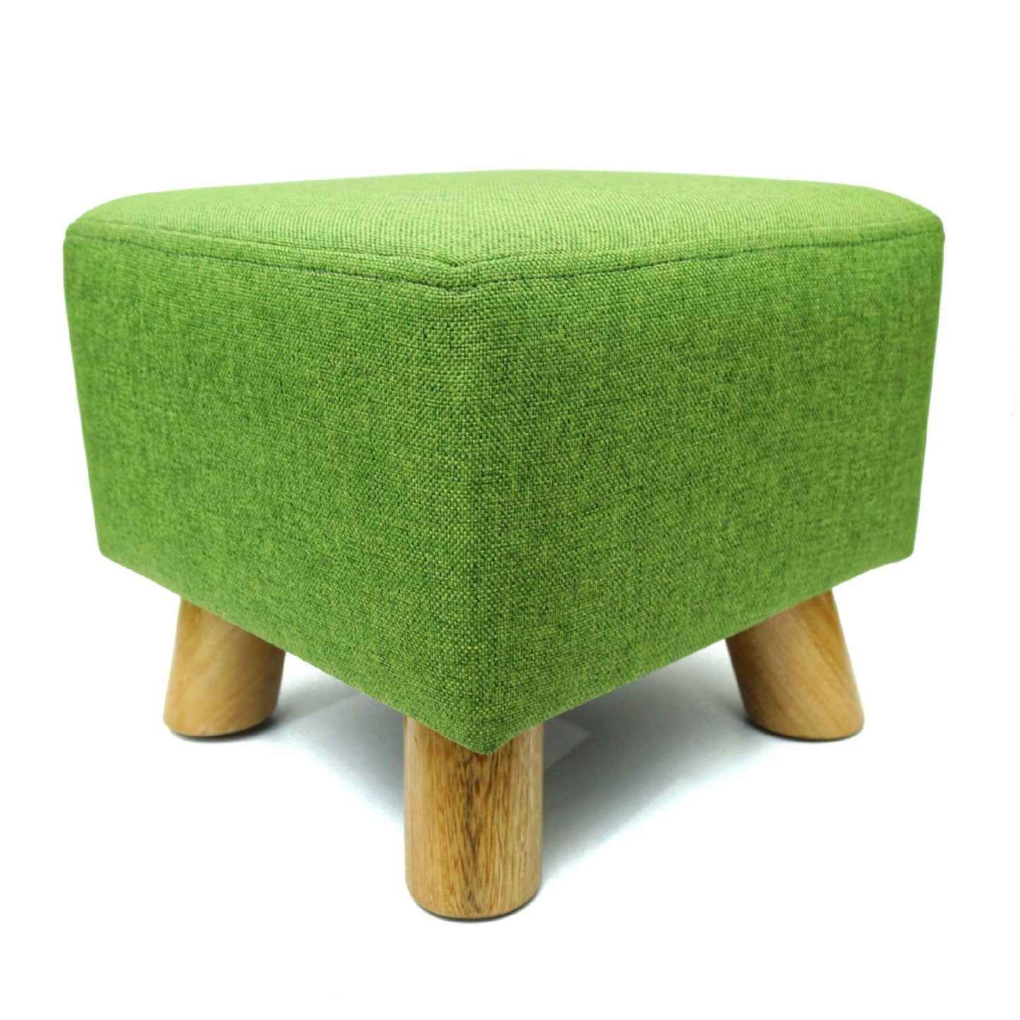 Puff Auxiliar Taburete Reposapies Cuadrado - Verde Pistacho