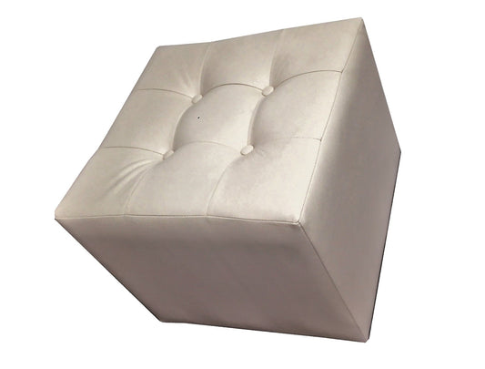 Puff Individual Sala y Auxiliar  - Beige