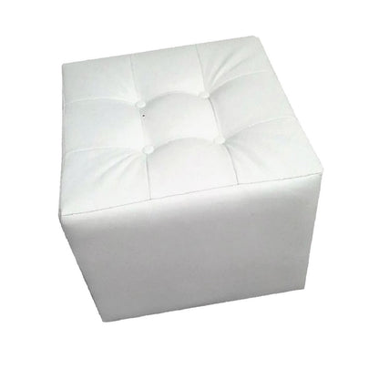Puff Individual Sala y Auxiliar  - Blanco