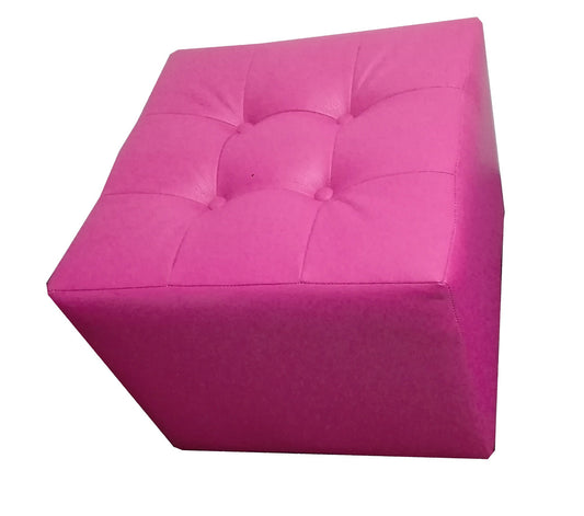 Puff Individual Sala y Auxiliar  - Fucsia
