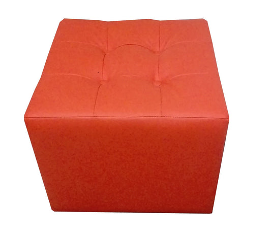 Puff Individual Sala y Auxiliar - Naranja