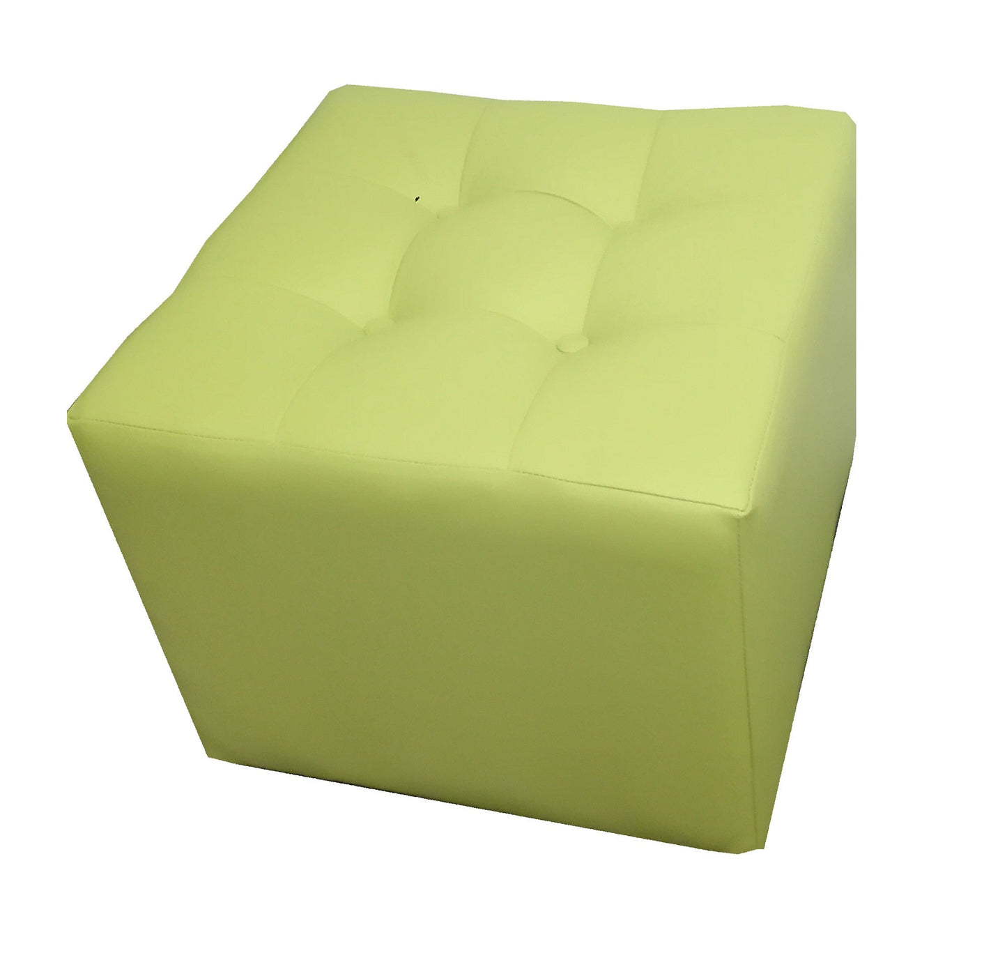 Puff Individual Sala y Auxiliar - Verde Pistacho