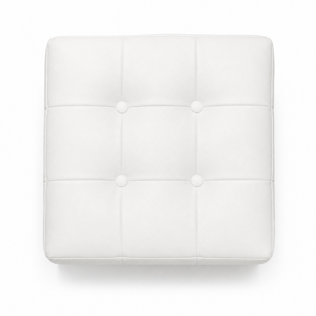Puff Individual Sala y Auxiliar  - Blanco - Banzay