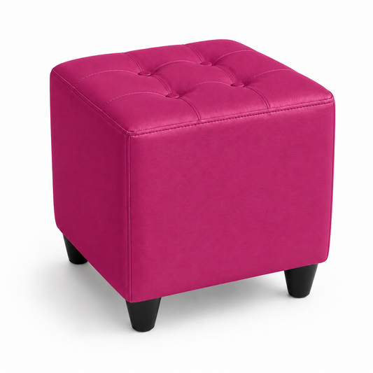 Puff Individual Sala y Auxiliar  - Fucsia